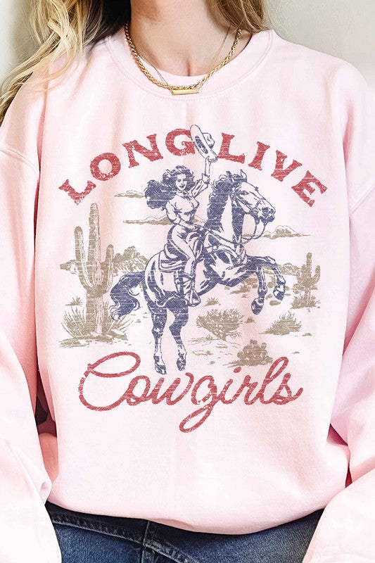 LONG LIVE COWGIRLS OVERSIZED SWEATSHIRT