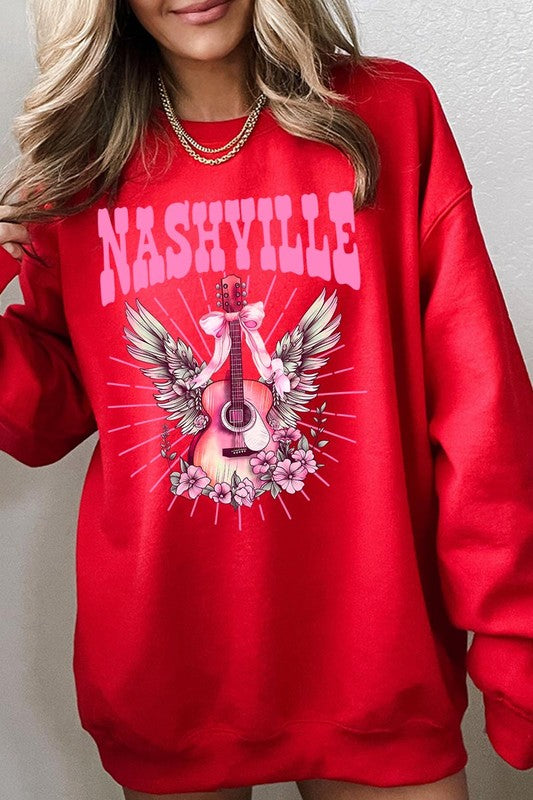 Coquette Nashville Graphic Fleece Sweatshirts