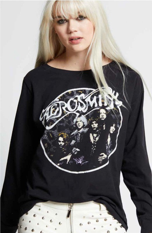 Aerosmith Back In The Saddle Long Sleeve Tee