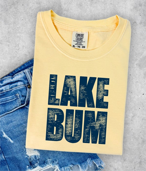 Lake Bum Comfort Color Graphic Tee