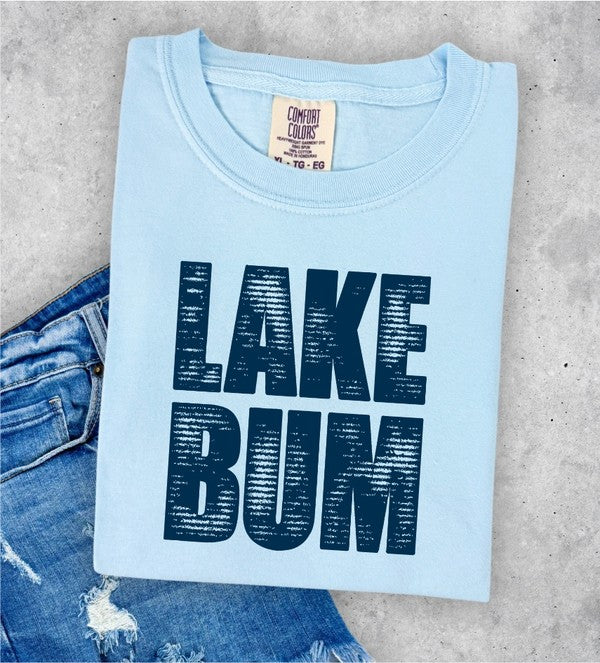 Lake Bum Comfort Color Graphic Tee