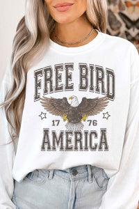 FREE BIRD AMERICA GRAPHIC SWEATSHIRT