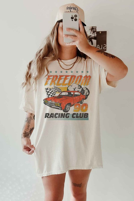 FREEDOM RACING CLUB OVERSIZED TEE