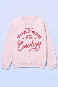 HOME OF THE COWBOY OVERSIZED SWEATSHIRT