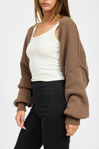 OVERSIZED SHRUG CARDIGAN SWEATER