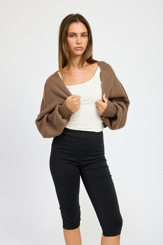 OVERSIZED SHRUG CARDIGAN SWEATER