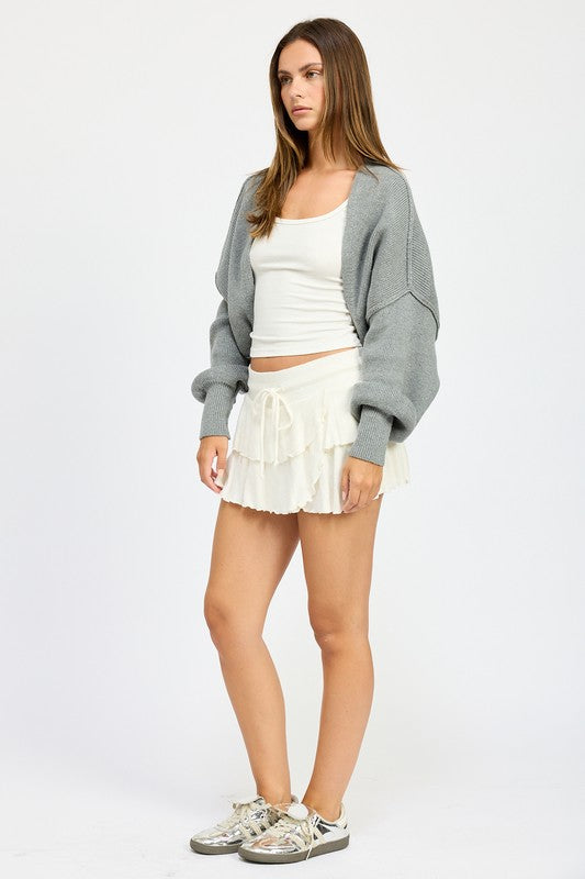 OVERSIZED SHRUG CARDIGAN SWEATER