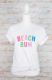 Colorful Beach Bum Softstyle Tee