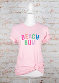 Colorful Beach Bum Softstyle Tee