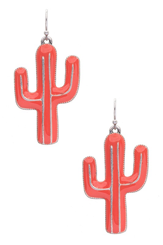 Enamel Iconic Cactus Earrings