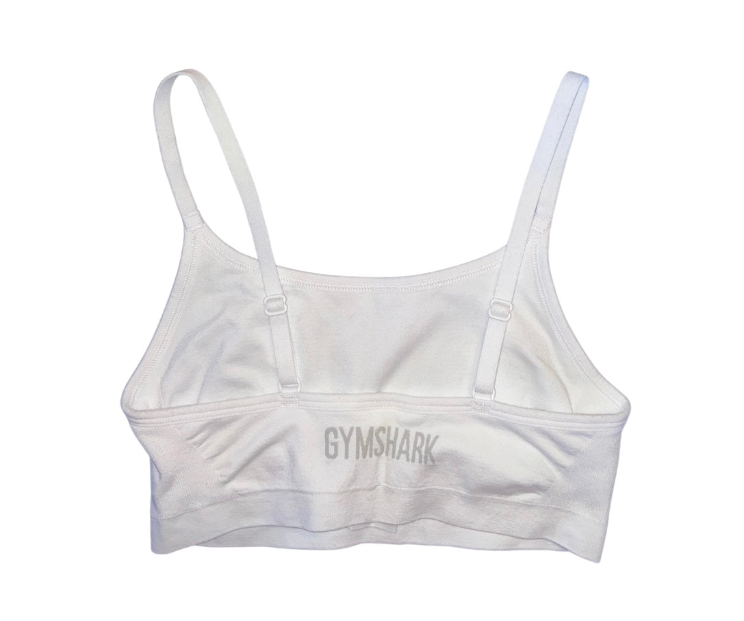 Padded Gymshark sports bra with adjustable straps for high-impact training – Ivy & Lane