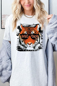 Tiger Who Dey Graphic Heavyweight Tee