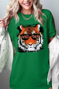 Tiger Who Dey Graphic Heavyweight Tee