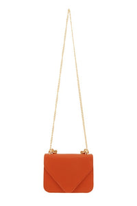 Envelope Style Chain Handle Crossbody Bag