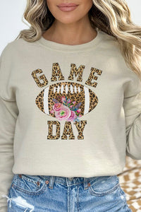 Gameday Fall Football Leopard Game Day Sweatshirt