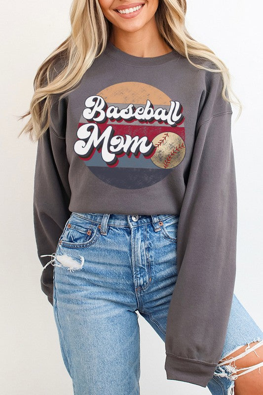 Gameday Fall Football Baseball Mom Sweatshirt