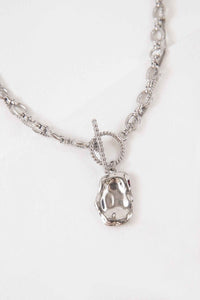 Sculpted Charm Pull Through Necklace