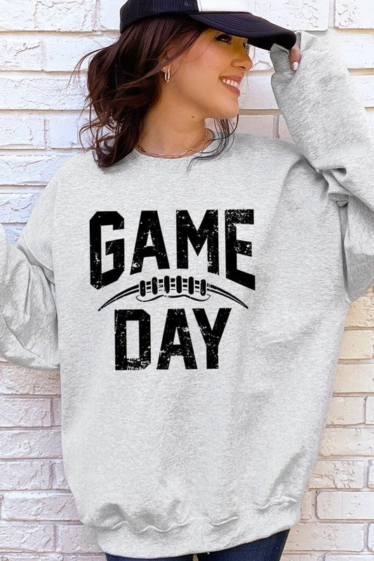 Game Day Football Graphic Fleece Sweatshirts