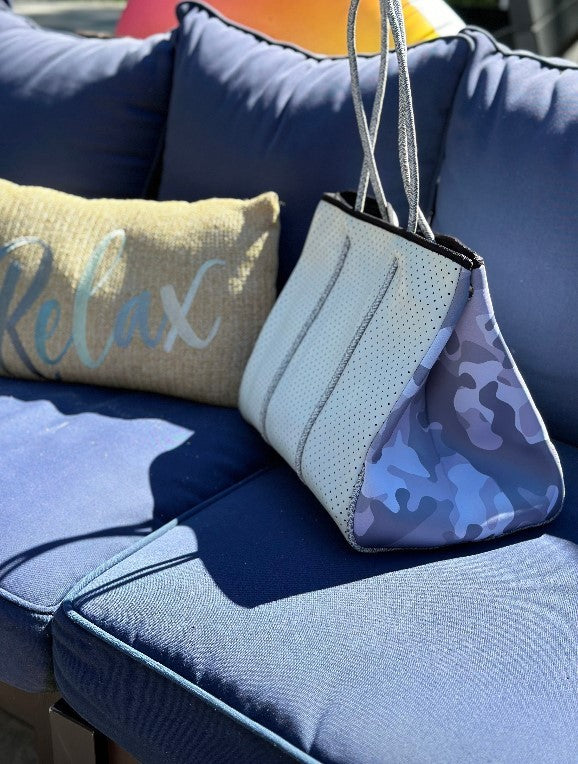 The Kendra Camo Neoprene Tote