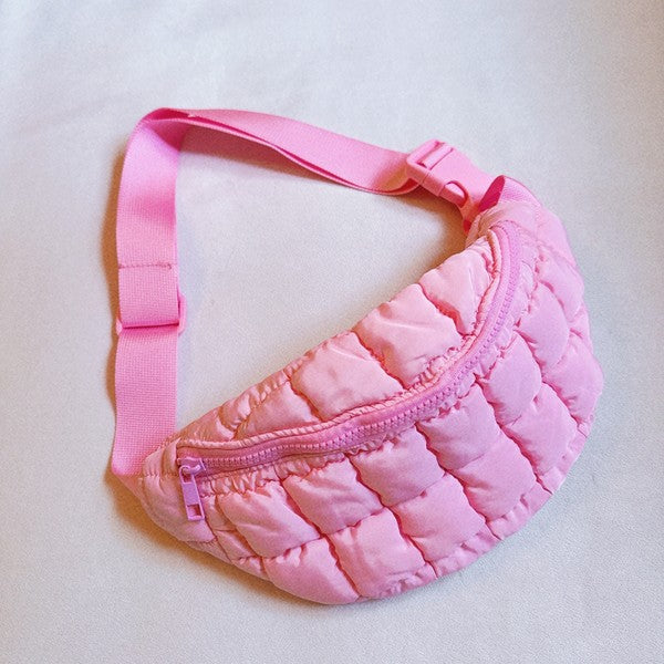 Perfect Puffy Banana Shape Sling Bag