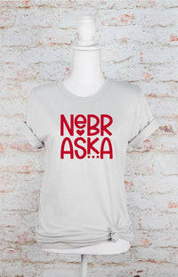 Nebraska Graphic Crew Neck Tee