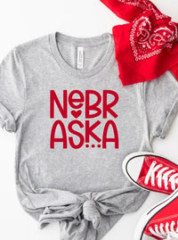 Nebraska Graphic Crew Neck Tee