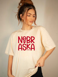 Nebraska Graphic Crew Neck Tee