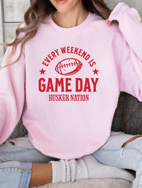 Every Weekend is Gday Huskers Graphic Sweatshirt