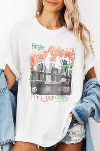 Freestyle New York City, Garment Dye Graphic Tee