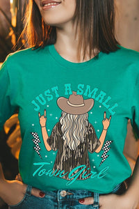 Just a small town girl Camo  Graphic Tee