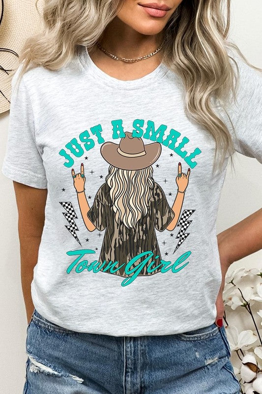 Just a small town girl Camo  Graphic Tee