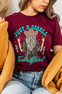 Just a small town girl Camo  Graphic Tee
