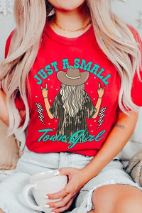 Just a small town girl Camo  Graphic Tee