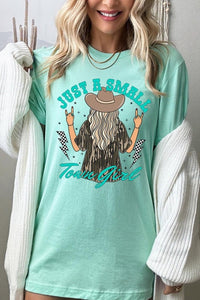 Just a small town girl Camo  Graphic Tee