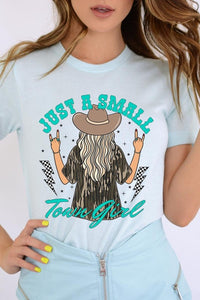 Just a small town girl Camo  Graphic Tee