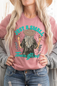 Just a small town girl Camo  Graphic Tee