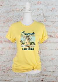 Oceanside Surf Bella Canvas Graphic Tee