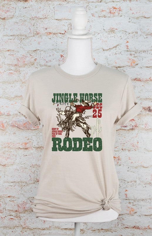 Jingle Horse Rodeo Graphic Tee Plus Size