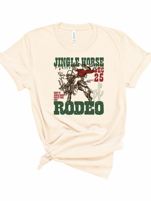 Jingle Horse Rodeo Graphic Tee Plus Size