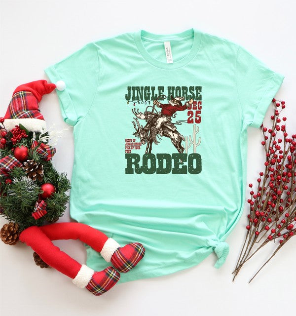 Jingle Horse Rodeo Graphic Tee Plus Size