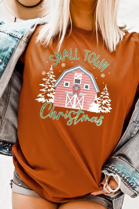 Small Town Christmas Graphic Tee