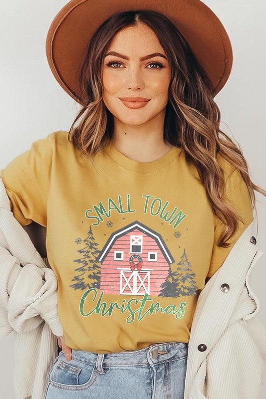 Small Town Christmas Graphic Tee