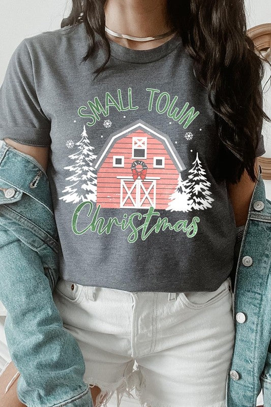 Small Town Christmas Graphic Tee