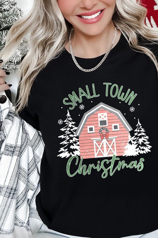 Small Town Christmas Graphic Tee