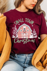 Small Town Christmas Graphic Tee