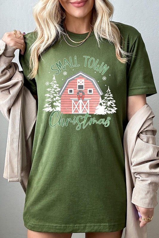 Small Town Christmas Graphic Tee