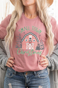 Small Town Christmas Graphic Tee