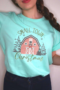 Small Town Christmas Graphic Tee