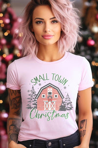 Small Town Christmas Graphic Tee