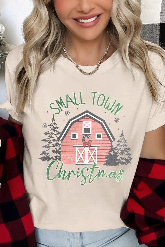 Small Town Christmas Graphic Tee